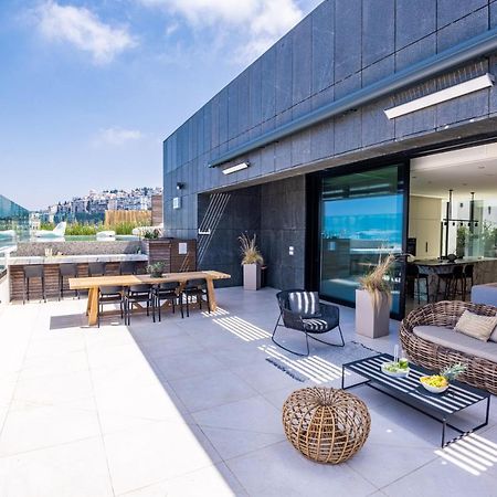Serene - Infinity Cview Pool - 4 Bedrooms Luxury Penthouse حيفا المظهر الخارجي الصورة