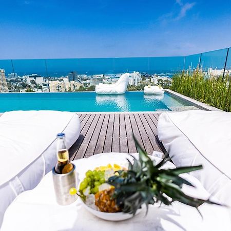 Serene - Infinity Cview Pool - 4 Bedrooms Luxury Penthouse حيفا المظهر الخارجي الصورة