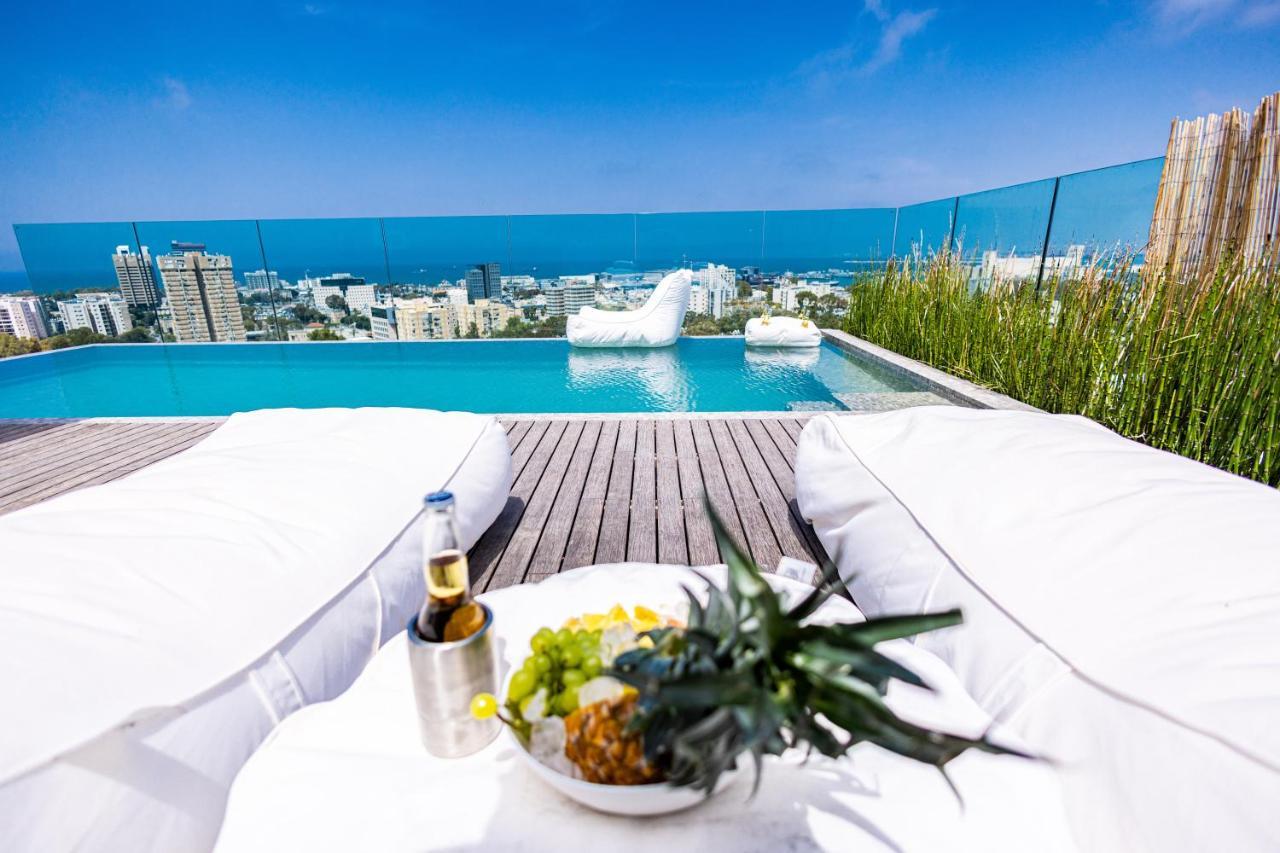 Serene - Infinity Cview Pool - 4 Bedrooms Luxury Penthouse حيفا المظهر الخارجي الصورة
